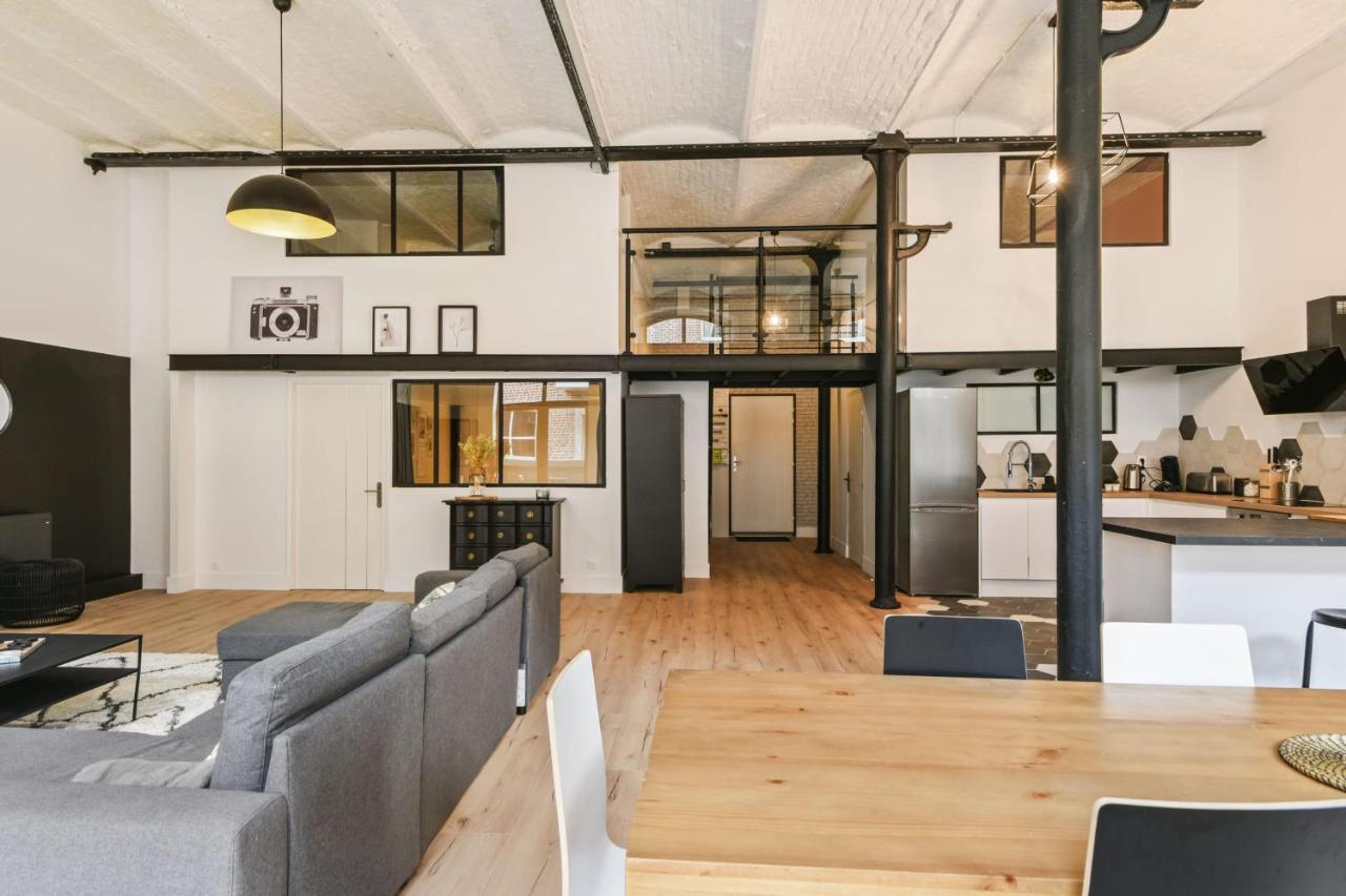 Loft De L'Usine - Welkeys Apartment Tourcoing Exterior photo