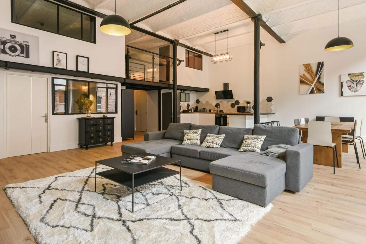Loft De L'Usine - Welkeys Apartment Tourcoing Exterior photo