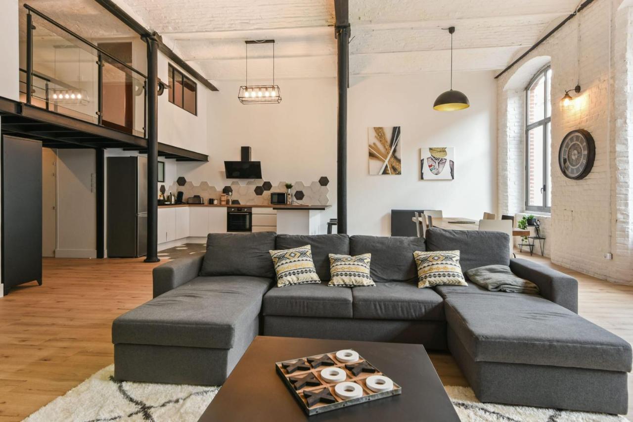 Loft De L'Usine - Welkeys Apartment Tourcoing Exterior photo
